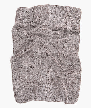 Mocha Reversible Throw Blanket