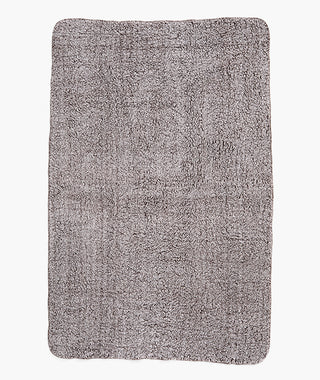Mocha Reversible Throw Blanket