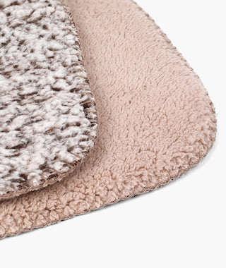 Mocha Reversible Throw Blanket