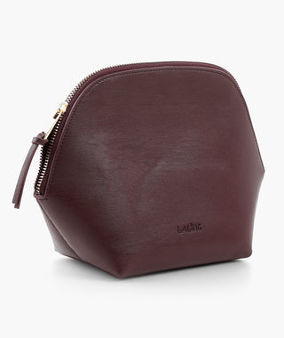 Dark Red Cosmetic Bag