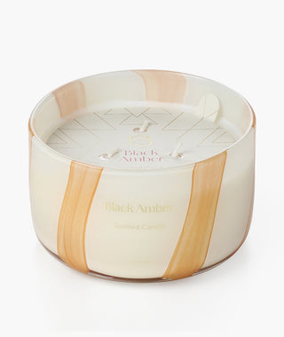 Black Amber 3-Wick Scented Candle - 473 g