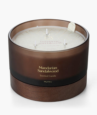 Mandarian Sandalwood 3-Wick Scented Candle - 785 g