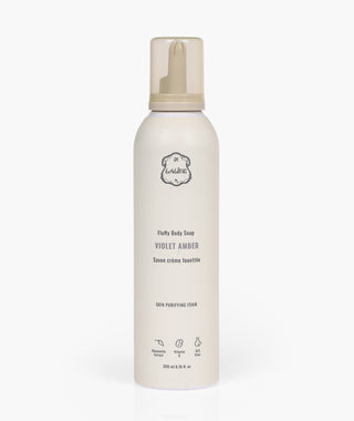 Violet Amber Fluffy Body Soap - 200 ml