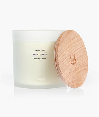 Violet Amber Scented Candle - XL