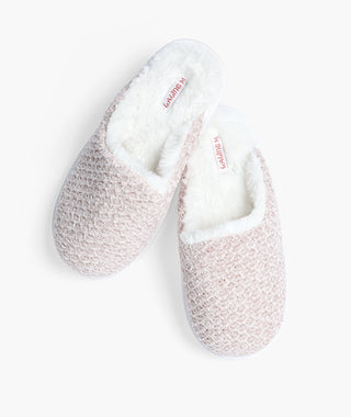 Chenille Slippers L