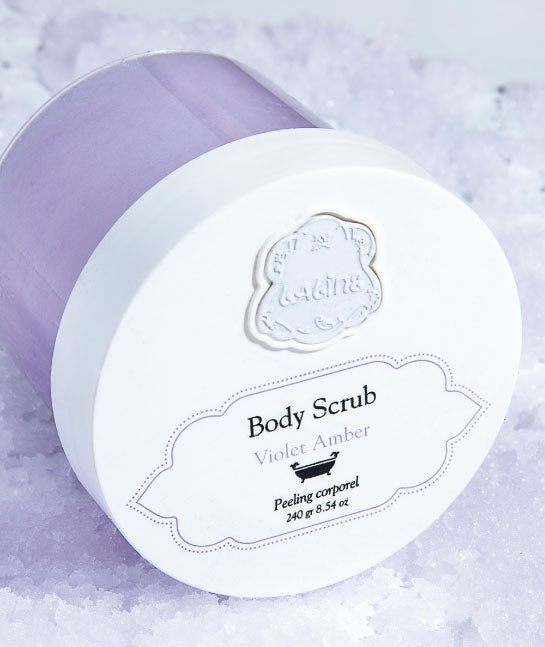 Body Scrub 240 Violet Amber Laline CA